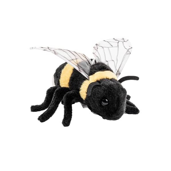 Uni-Toys - Bumble - 16 cm Longueur - Insecte en Peluche, Abeille - Peluche, Doudou