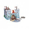 Janod - Château Fort Story - 8 Figurines en Bois - Jouet dImagination - Chevaliers, Dragons et Châteaux Forts - Dès 3 ans, J