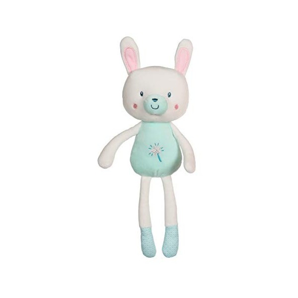 Gipsy Peluche Doudou bébé - Pantin Les Ptits féeriques 24 cm - Lapin Vert deau - Dès la Naissance - Idée Cadeau Toys