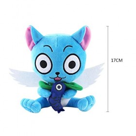 Happy Fairy Tail Poupée Natsu Dragneel en peluche Anime Cartoon Anime Throw Oreillers en peluche Peluche douce