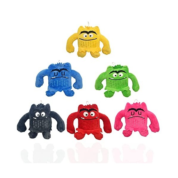 MAGIC SELECT Monstre démotions. Jouet en Peluche Monstre de Couleur. Jeu Éducatif dapprentissage Émotionnel pour Les Enfant