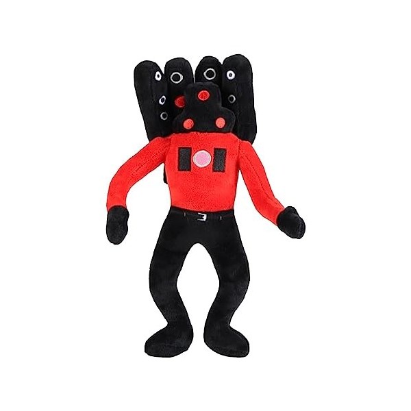 Mineatig Skibidi Toilette Peluche, Jouets en Toilette, Toilette en Peluche Drôle, GranFigurine en Haut-Parleur, Poupée en Pel