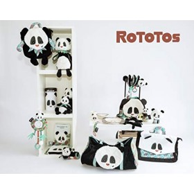 Les Déglingos - Rototos le panda - Peluche Petit simply - Doudou - Ultra doux - 22 cm - Dès la Naissance - Garçon et Fille - 