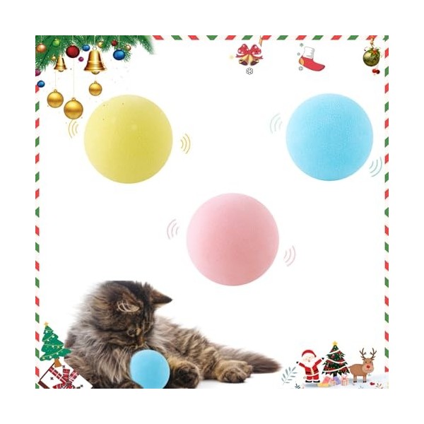 PUPPBUDD Balle Jouet Chat en Forme DOiseau avec Herbe à Chat, Interactif Réaliste Jouet De pour Chats avec Chants doiseaux,