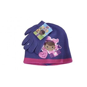 Lot Bonnet + Gants de Docteur la Peluche Art. ho4311, bleu