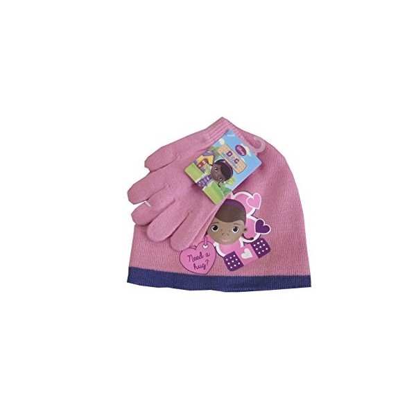Lot Bonnet + Gants de Docteur la Peluche Art. ho4311, bleu