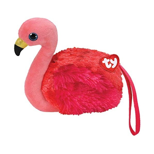 Porte-monnaie Peluche 10cm- Gilda le Flamant Rose