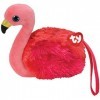 Porte-monnaie Peluche 10cm- Gilda le Flamant Rose