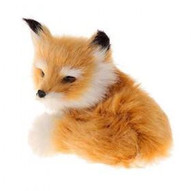 Volking Jouet en Peluche Simulation Renard Jouet Petit Renard Figure en Peluche Jouet en Peluche Jouet en Peluche décoration 