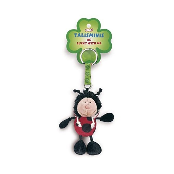 NICI Cheval 7cm Marron-Pendentif Animal câlin lanière, clés Charm Sac Porte-Bonheur avec Message, 49381