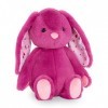 B. toys by Battat – BX1925C30Z – Plumberry Bunny – Happy Hues - Lapin en Peluche Doux et Câlin - Lavable - Dès 0 mois - Coule
