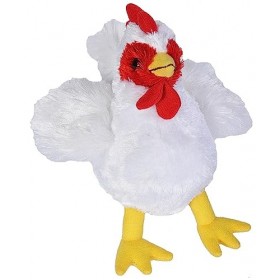 Wild Republic - 18093 - Peluche - Hugems - Poule - 18 cm