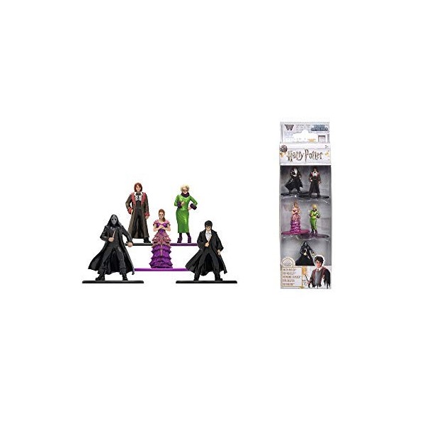 Jada - Harry Potter - Set 5 Pièces Figurines - Personnages en Métal 4cm - 253180003