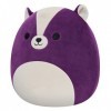 Squishmallows Originaux 19cm Sloan la moufette Violette, Ajoute Sloan à Ton équipe, Peluche Ultra Douce