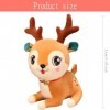 LabDip Jouet en Peluche Elk De Noël,Cerf de Noël, Animal doreiller Etreignant Cerf Jouet en Peluche Fête Cadeau de Noël De V