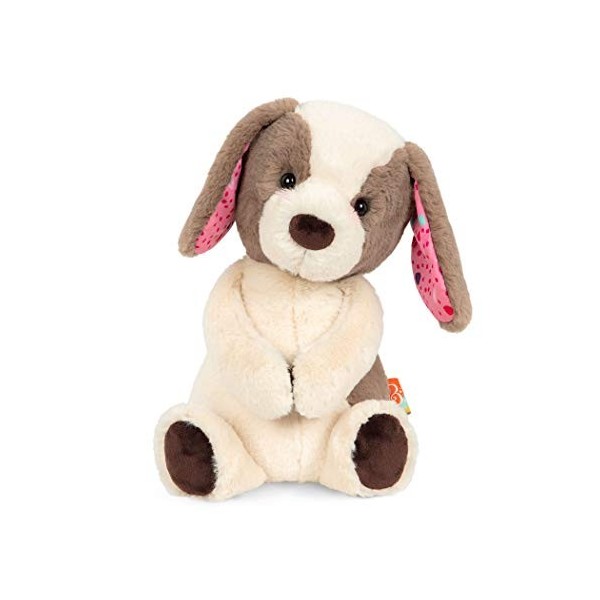 B. B.Toys - Chien en Peluche en Peluche - Super Doux et Douillet - Crème & Marron - 30,5 cm - Lavable - Bébé, Tout-Petit, Enf