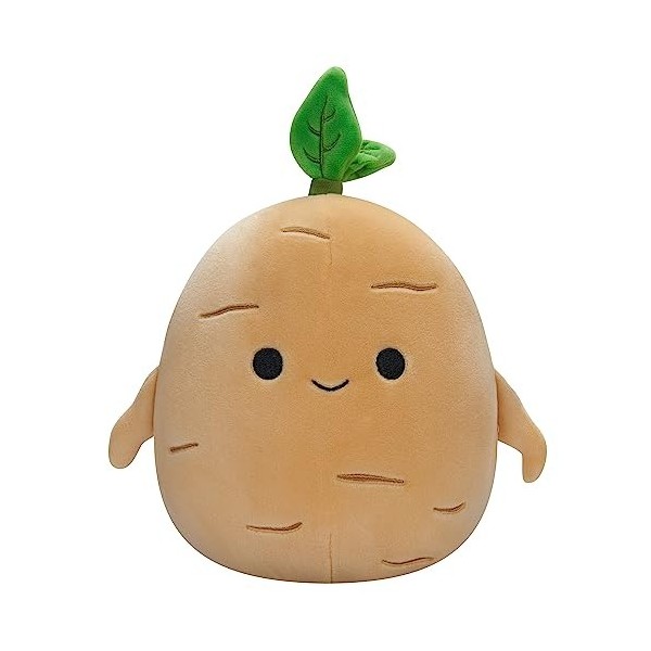 Squishmallows Originaux 20cm Ginseng bronzé, Peluche Ultra Douce, Peluche Officielle Kellytoy