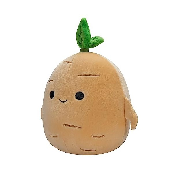 Squishmallows Originaux 20cm Ginseng bronzé, Peluche Ultra Douce, Peluche Officielle Kellytoy