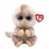 Ty Beanie Bellies-Peluche Stubby Le Singe 15 cm-TY41036, TY41036, Marron, Beige, Small