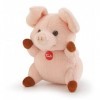 Trudi Sweet Coll. 51275 Peluche petit cochon animal en peluche de haute qualité avec des matériaux doux, petit cochon avec de