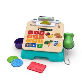Baby Einstein + Hape Magic Touch Cash Register Jouet pour faire semblant de passer à la caisse, avec de vrais sons et de la m