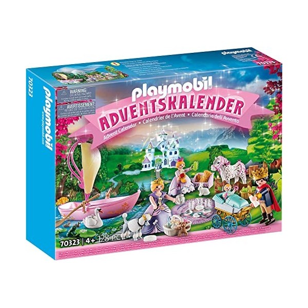 Playmobil Calendrier de lAvent Pique-Nique Royal Multicolore 70323 de 4 Ans