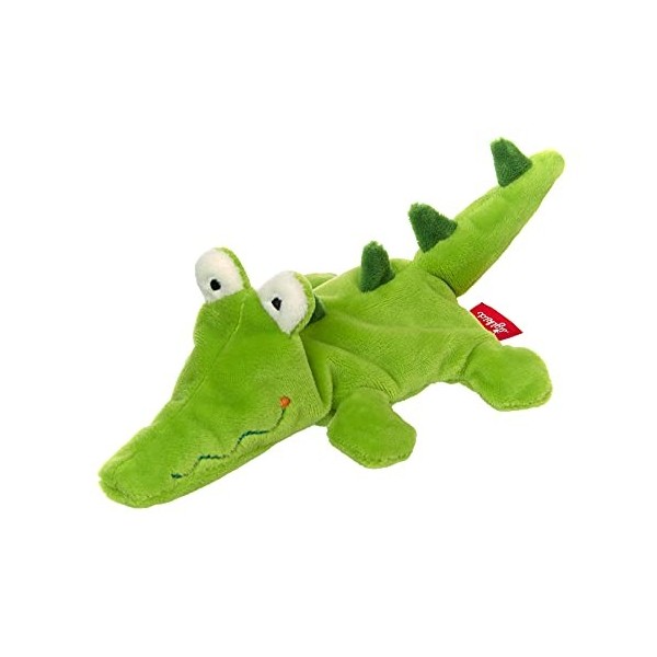 Sigikid- Mini Crocodile Cuddly Gadgets Peluches, recommandé dès la Naissance, 42591, Vert, Taille Unique