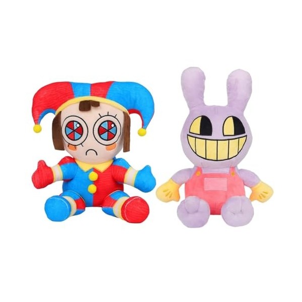 Hoomall The Digital Circus Amazing Peluche, Pomni Et Jax Jouets en Peluche, Animaux en Peluche Anniversaire pour Les Fans De 