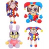 Hoomall The Digital Circus Amazing Peluche, Pomni Et Jax Jouets en Peluche, Animaux en Peluche Anniversaire pour Les Fans De 