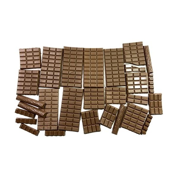 Faux chocolats – Répliques de bonbons, chocolat de table en plastique, accessoires de scène