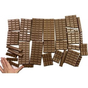 Faux chocolats – Répliques de bonbons, chocolat de table en plastique, accessoires de scène