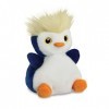 Aurora World Aurora, 61394, Skipee Le Pingouin Rockhopper, Palm Pals, 13 cm, Peluche, Bleu & Blanc