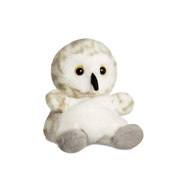 Aurora World Aurora, 61351, Palm Pals Harfang des Neiges, 13cm, Peluche, Blanc