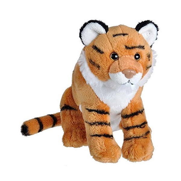 Wild Republic Wild Calls Tigre, Cris Authentiques d’Animaux, Peluche Jouet, 20 cm, Cadeau de Naissance, Peluche Sonore, Rembo