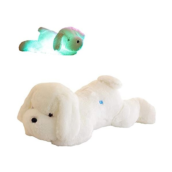 Uposao Jouet en Peluche à LED Veilleuse en Peluche pour Chiot Jouet Créatif Et Doux en Forme De Chien, Enfant Cadeaux Bebe De