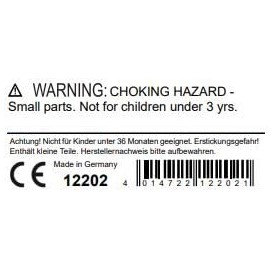 Erzi 12202 Betterave en bois pour enfants, jeux de rôle