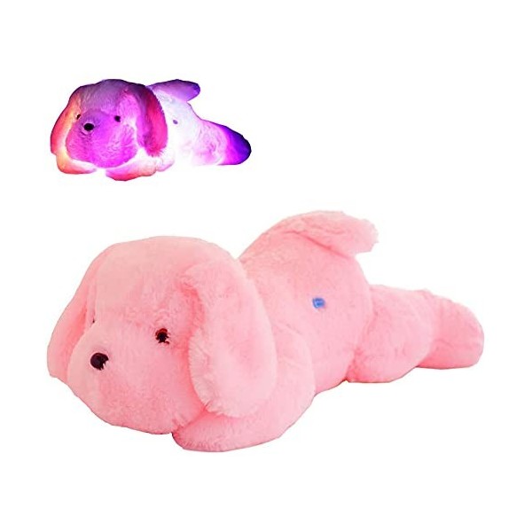 Uposao Jouet en Peluche à LED Veilleuse en Peluche pour Chiot Jouet Créatif Et Doux en Forme De Chien, Enfant Cadeaux Bebe De