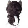 NICI Doudou-Peluche GLUBSCHIS Husky Barkley 15cm, avec des Grands Yeux Scintillants, 45558, No Color