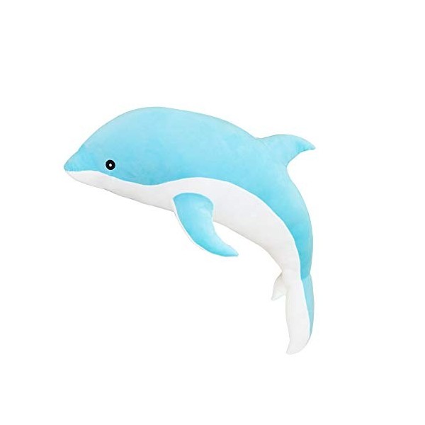 BYNYXI Peluche Dauphin Brille, 30cm Peluche Dauphin avec Lumière LED Doux Lumineux Dauphin Peluche Oreiller Peluche Dauphin P