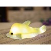 BYNYXI Peluche Dauphin Brille, 30cm Peluche Dauphin avec Lumière LED Doux Lumineux Dauphin Peluche Oreiller Peluche Dauphin P