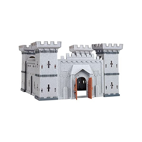 Cool, petit château de chevalier avec figurines royaume château DIY 28 x 28 x 29 cm.