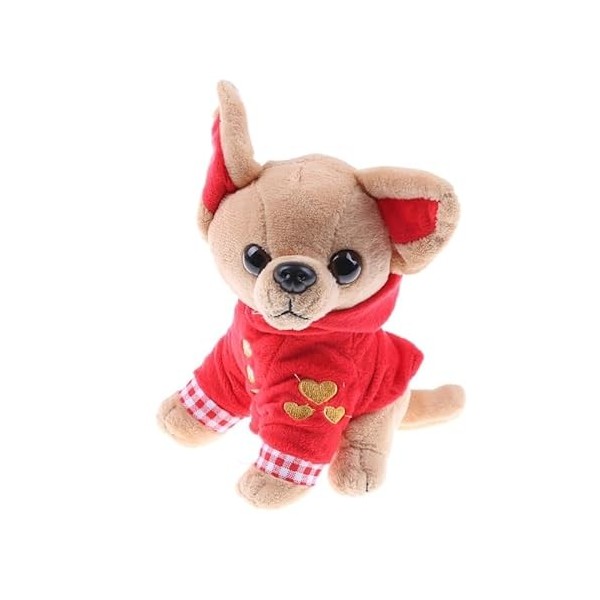 Nouveauté En Peluche Chien Jouet En Peluche Chihuahua Pour Poupée Décor À Maison Doux Anniversaire Cadeaux Noël Bel Animal Po