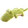 Surakey Crocodile Peluche Vert 50cm Mignon Animal Jouet en Peluche Kawaii Allongé Croco en Peluche Oreiller Coussin Animal en