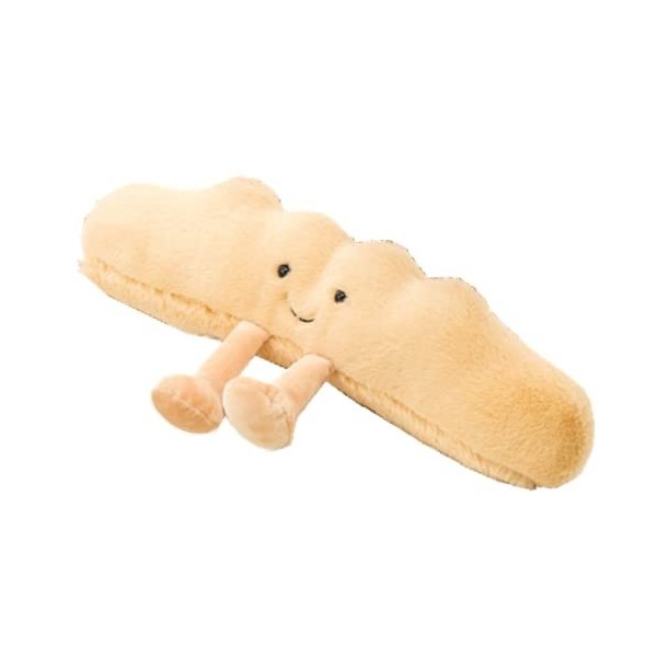 LAARNT Jouet en Peluche de Pain,poupée en Peluche Mignon Croissant,français Jouet en Peluche de Pain poupée,Cadeau dannivers