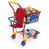 Bayer Design-75003AA Chariot dachat avec siège de poupée intégré, Accessoires de Magasin colorés/Contenu, 75003AA, Multicolo