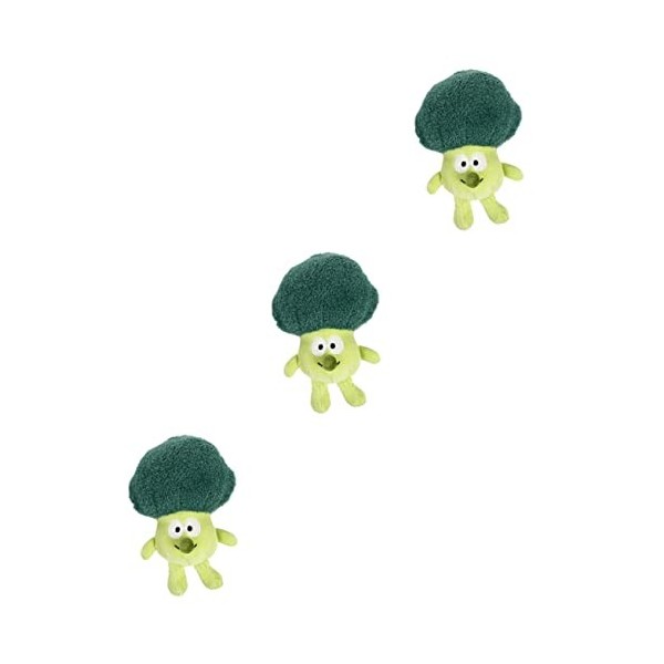 SAFIGLE 1Pc Jouet en Peluche Enfants Poupées Brocoli en Peluche Drôle Poupée De Brocoli Microgreens Chou-Fleur en Peluche Pou