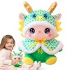 EWFAS Année de la poupée Mascotte du Dragon | Poupée Mascotte Dragon Doux,Dragon en Peluche Durable, Mascotte de lannée 2024