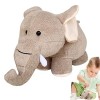 yidin Animaux en Peluche pour Enfants - Poupée Hippopotame éléphant en Peluche réaliste | Jouet Animal en Peluche éléphant en