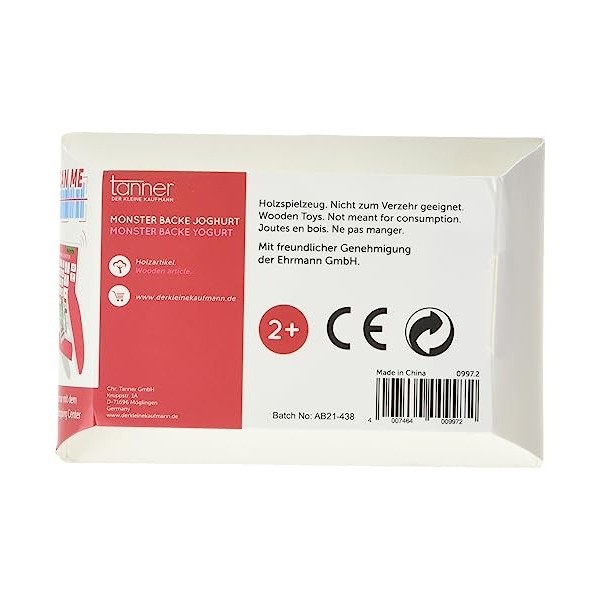 Jouet Nourriture En Bois - Biscotte Knoppers, Pour Jeux D'imitation Enfant
