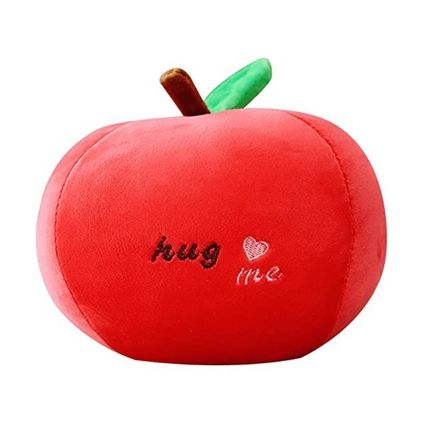 Lipfer Simulation Délicieuse Fruit De Pomme en Peluche Jouet Doux Mignon Coussin en Peluche De Bureau De Bureau pour Maison C